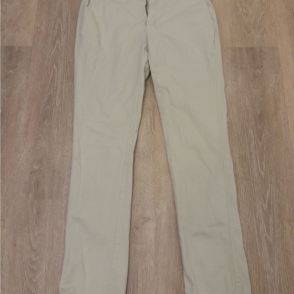 Peter Millar Mens Pilot Twill Flat Front Trouser Pant Khaki Size 36x34 ME0B06